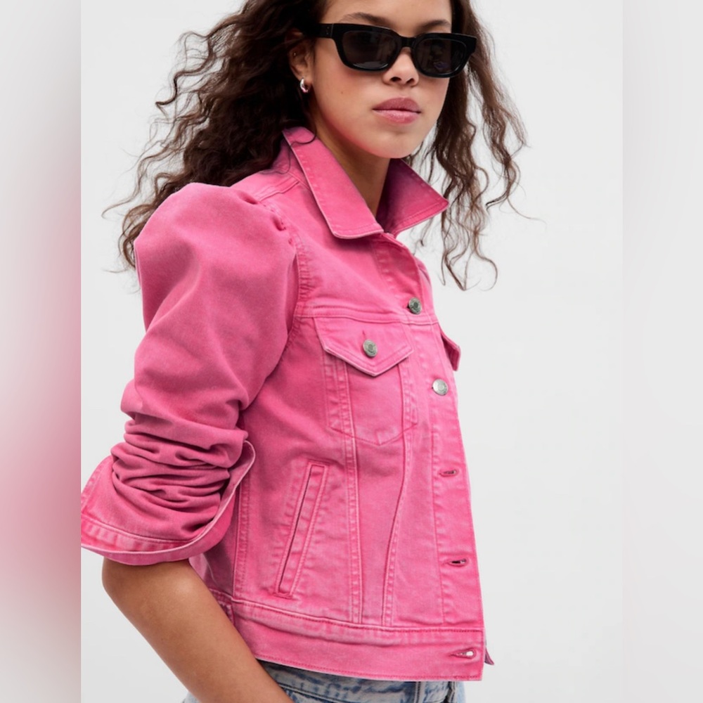 BARBIE x GAP PINK JEAN JACKET